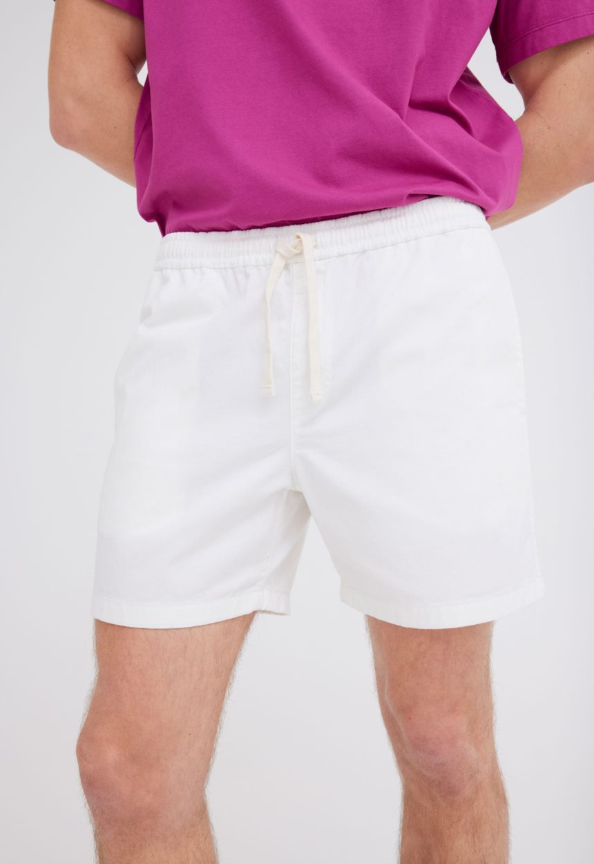 Jac + Jack Slater Cotton Short - White